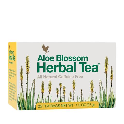 Forever Aloe Blossom Herbal Tea – 25 Tea Bags, 37g