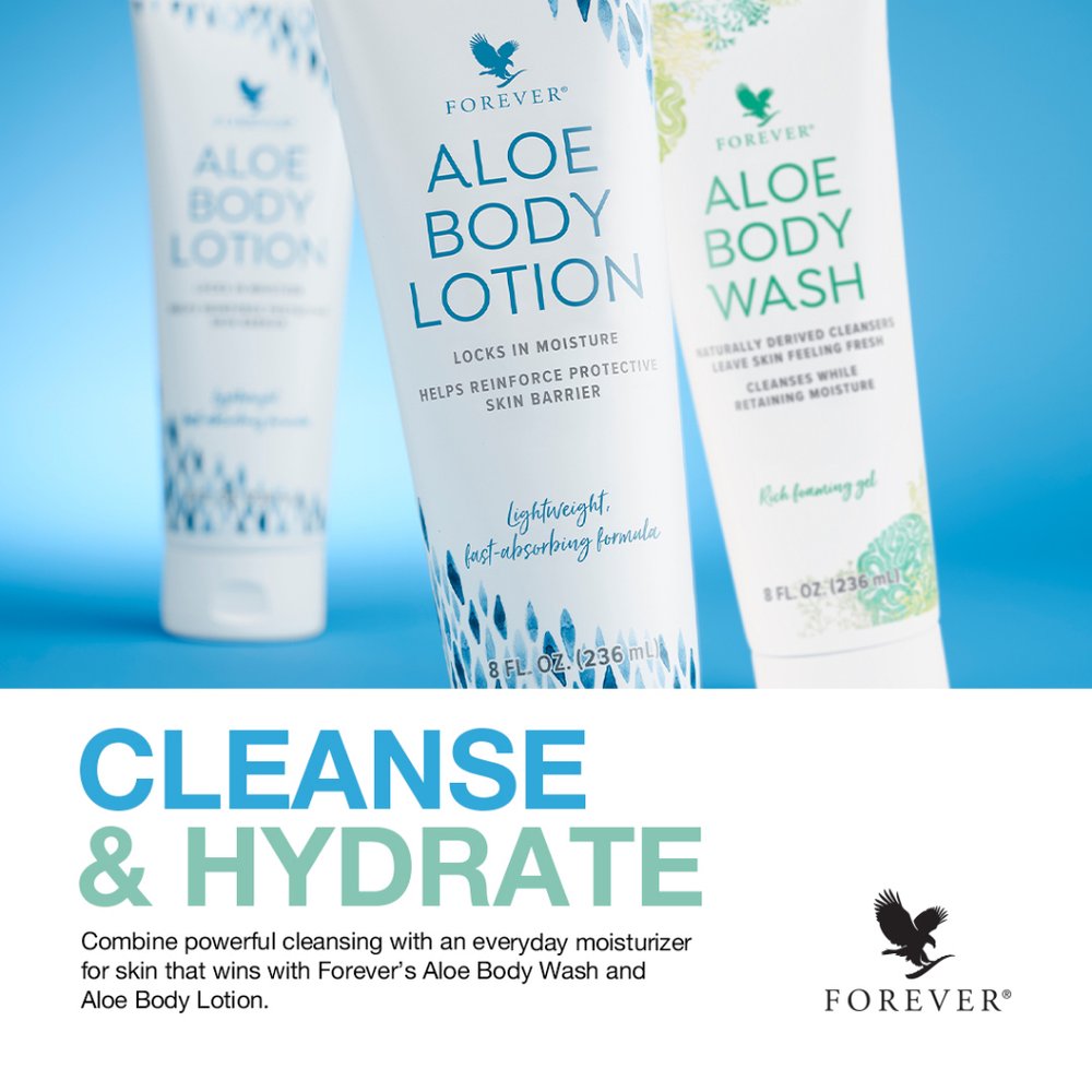Forever Living Aloe Body Wash / Body Lotion
