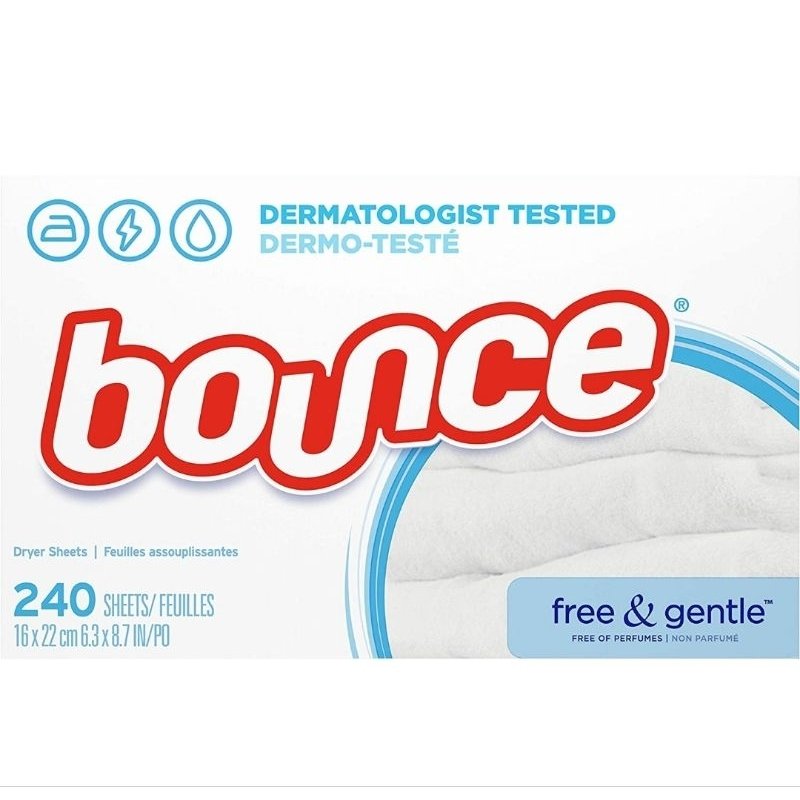 Free & Gentle Fabric Softener Dryer Sheets – 240 Count