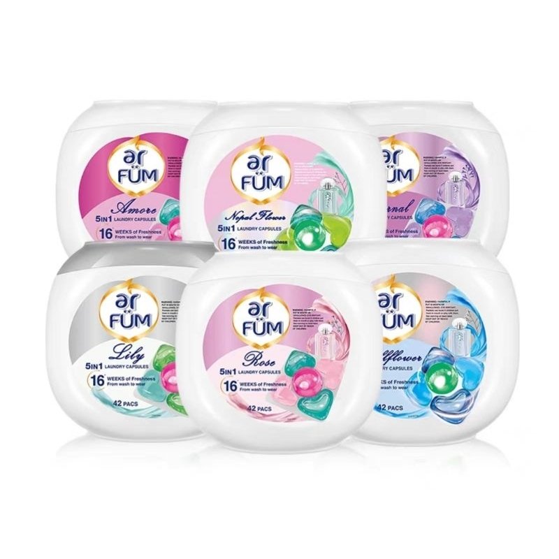 Ar Fum 5-in-1 Laundry Capsule Refill – 50 Pods