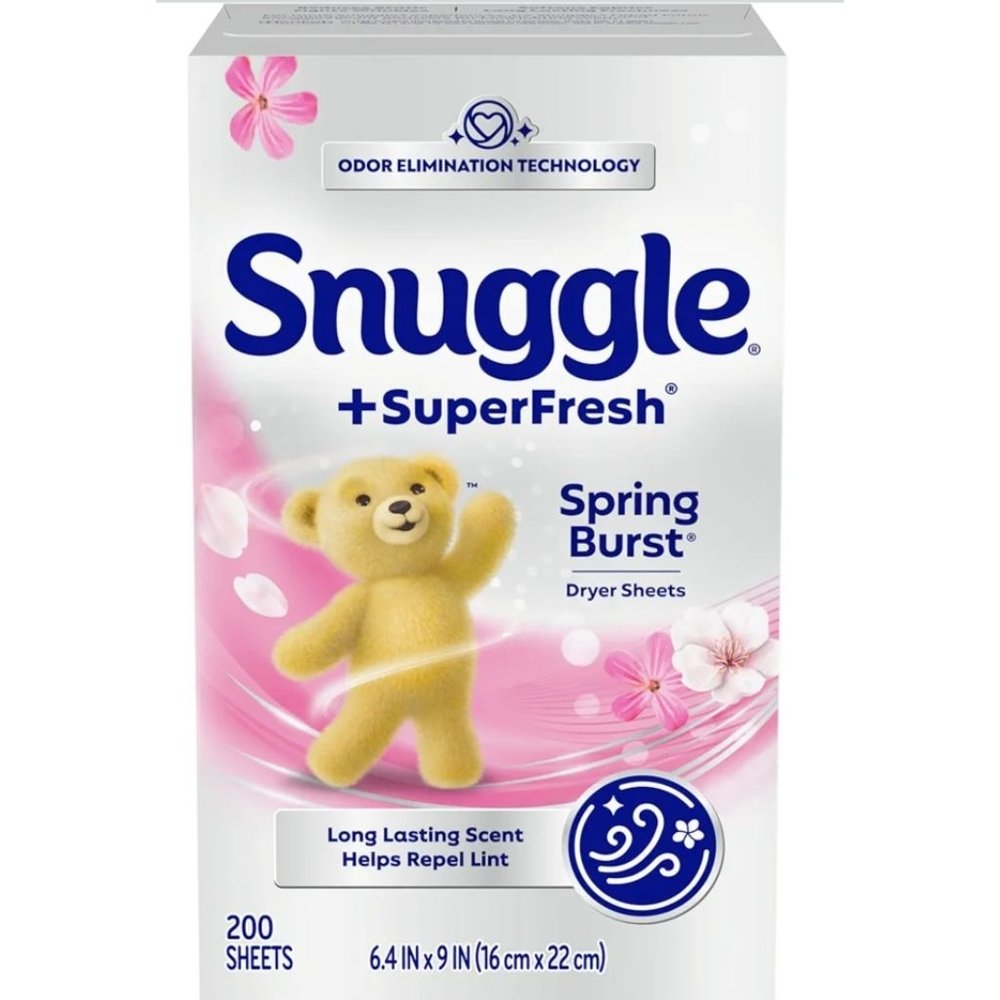 Snuggle Plus SuperFresh Dryer Sheets – 200 / Lavender 230 Count