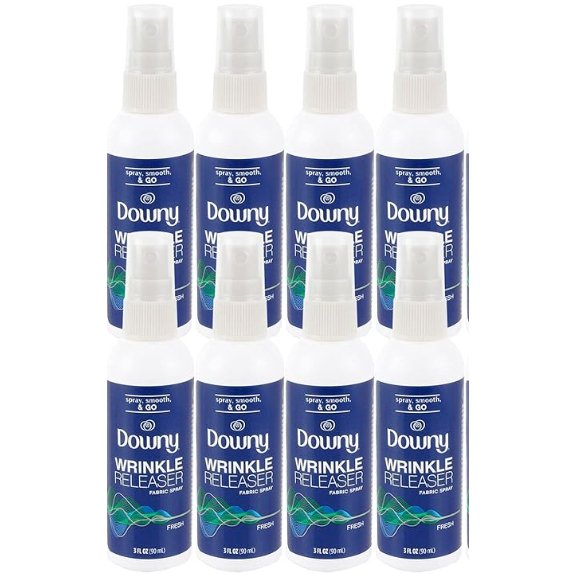Downy Smooth & Go Fabric Spray – 2 × 3oz Travel Bottles