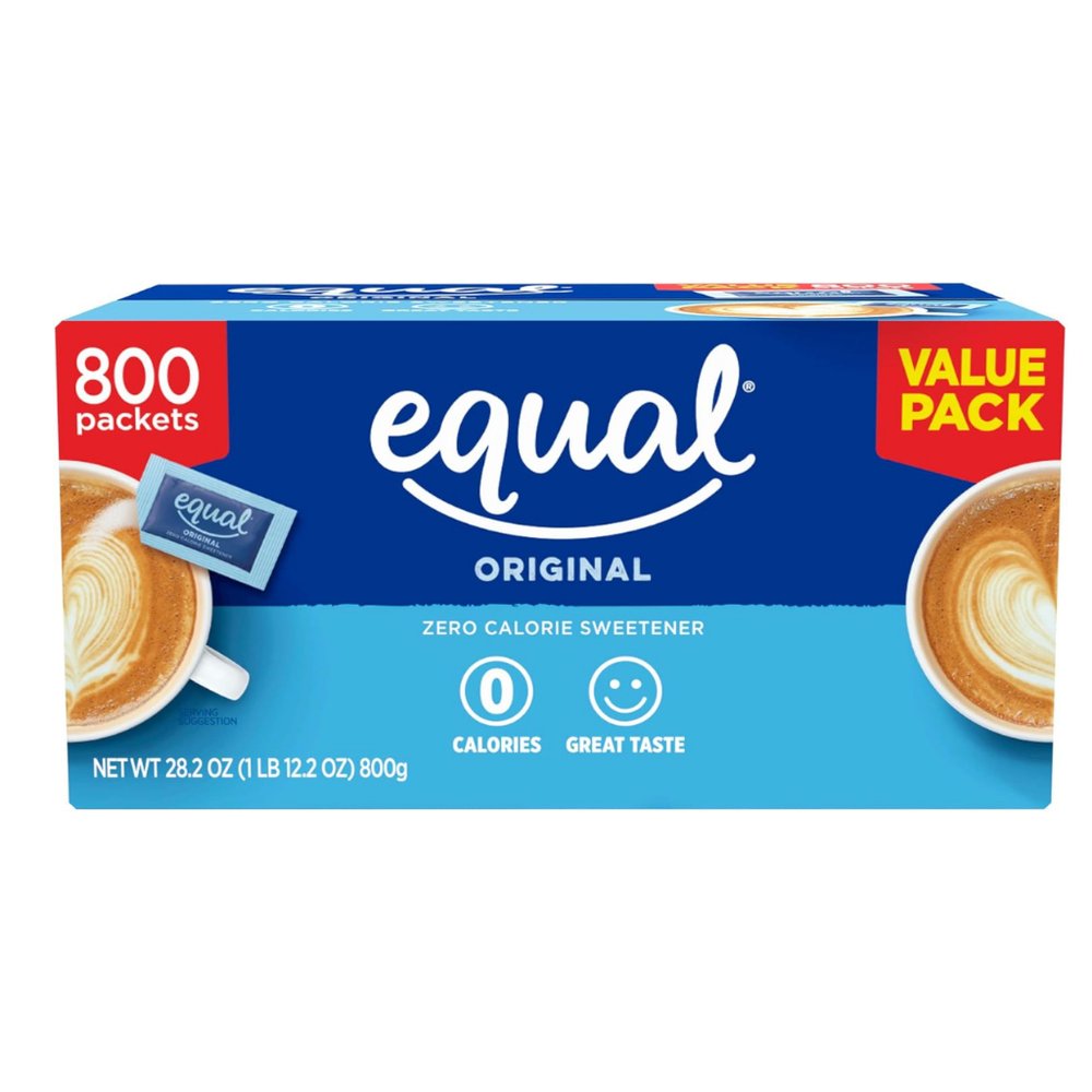 EQUAL Sweetener – 800 / 2000 Packets