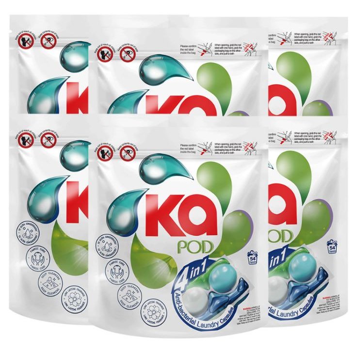 KA 4-in-1 Laundry Capsules – 54 Pods