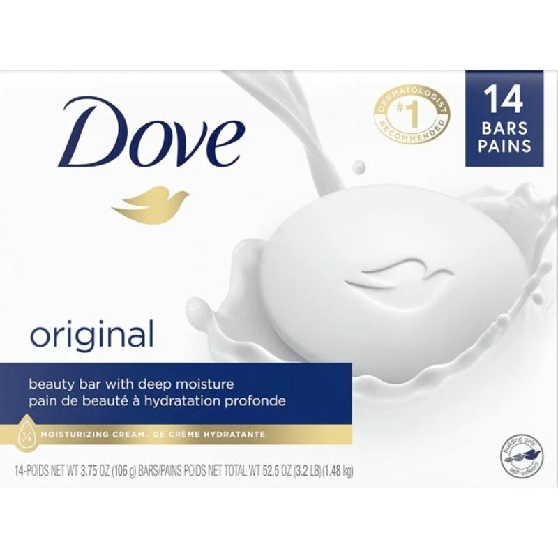 Dove Original Beauty Bar Soap – 14 Pack