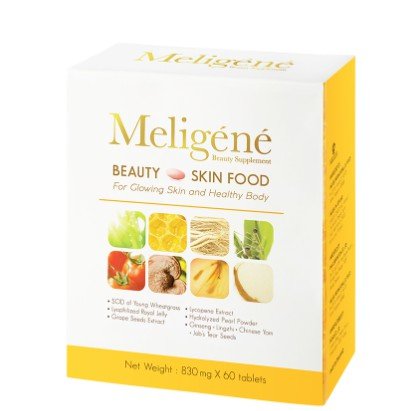 MELIGENE Beauty Supplement – 60 × 830mg Tablets