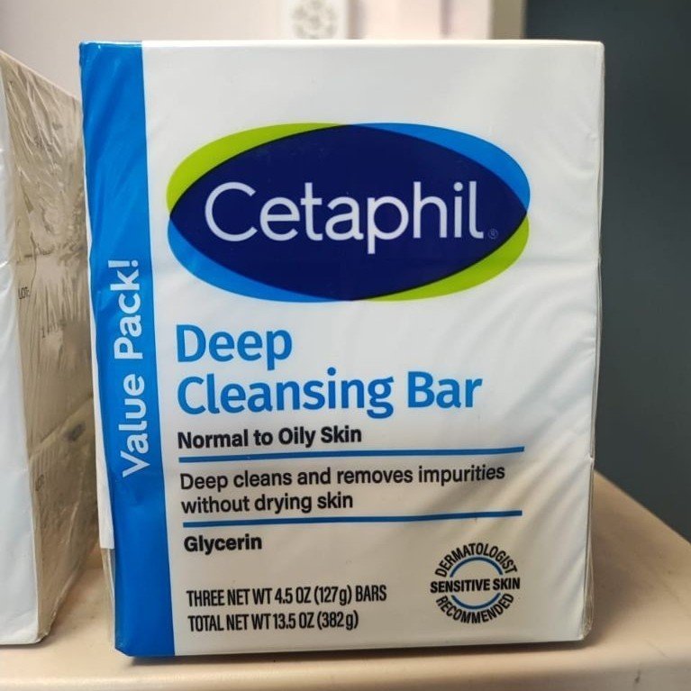 Cetaphil Gentle / Deep Clean Cleansing Bar – 4.5oz