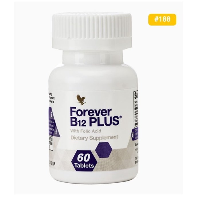 Forever B12 Plus with Folic Acid – 60 Tablets