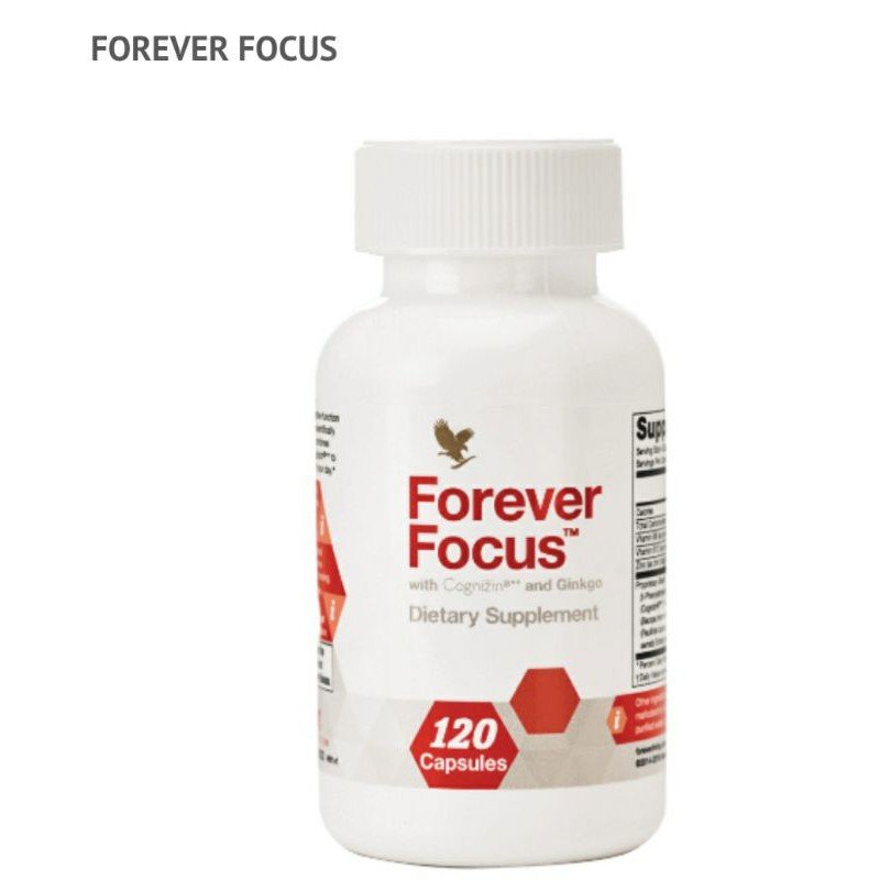 Forever Living Focus – Cognizin & Ginkgo, 120 Capsules